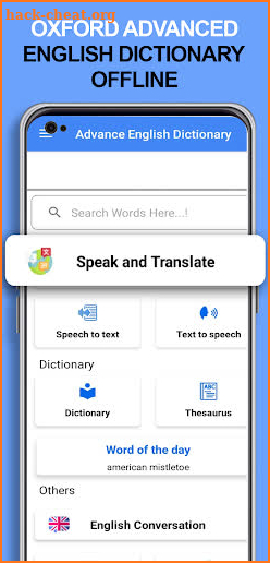 Advanced Dictionary of English screenshot