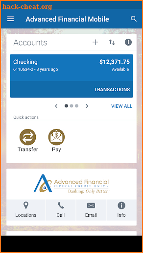 Advanced Financial Mobile screenshot