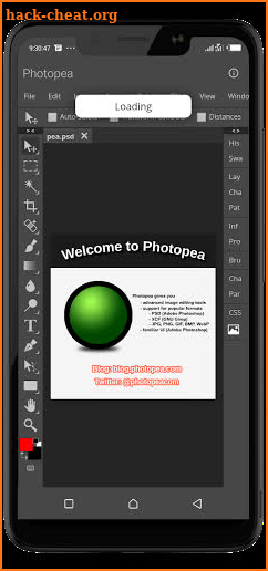 Advanced Photo Editor | Photopea screenshot