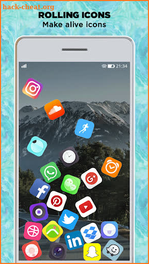 Advanced Rolling Icons Launcher 2019 screenshot