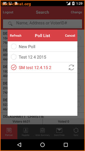 Advantage Poll-Watcher screenshot