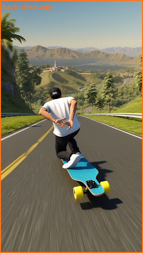 Adventure Downhill Racer Game screenshot