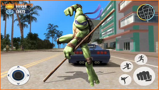 Adventure Turtle Hero Spider Ninja Rope Hero screenshot