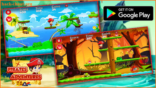 Adventurous Jacko - Island Of Pirates screenshot