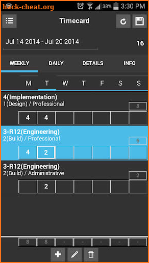 AECOM TimeSpeed screenshot