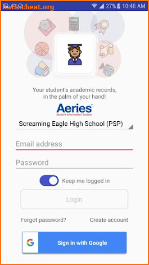 Aeries Mobile Portal screenshot