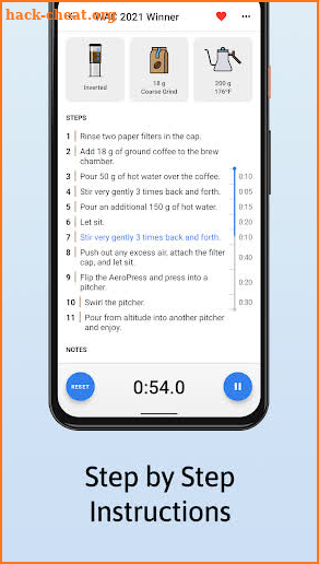 Aeromatic: AeroPress Recipes screenshot