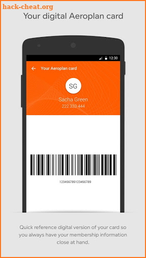 Aeroplan screenshot