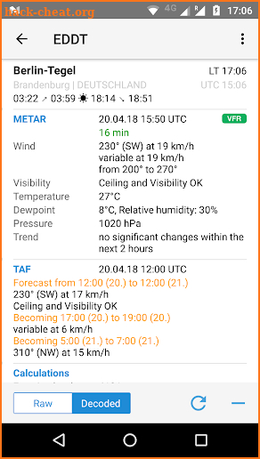 AeroWeather screenshot