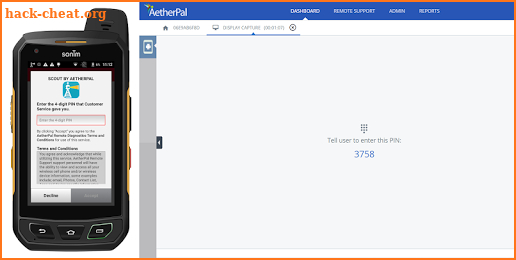 AetherPal Remote Support Resource for SONIM XP8 screenshot