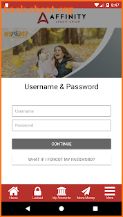 Affinity Credit Union screenshot