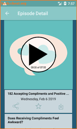 Affirmation Pod Access screenshot