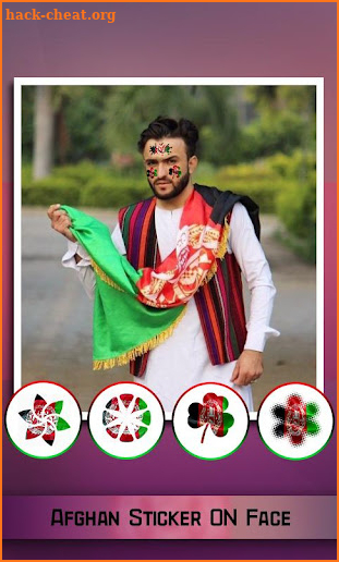 Afghan Flag On Face - New Faceflag Photo maker screenshot