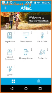 Aflac SmartClaim screenshot