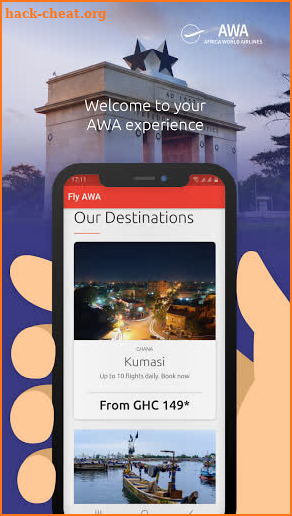 Africa World Airlines screenshot