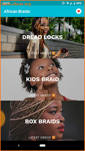 African Braided Hairstyles screenshot