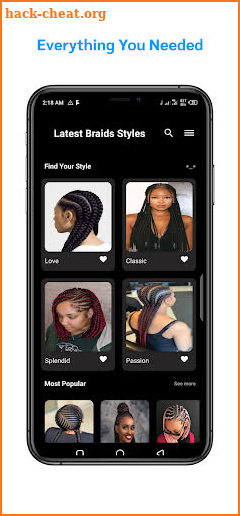 African Braids Hairstyle 2023 screenshot