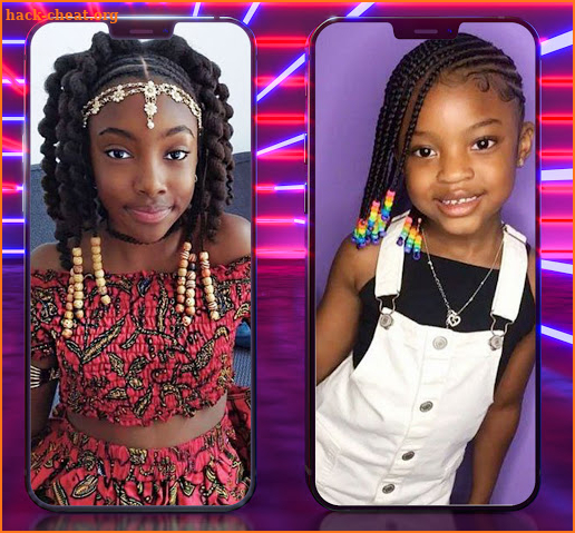 African Kids Braid Hairstyle screenshot