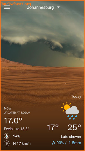 AfricaWeather screenshot