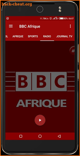 AFRIQUE NEWS - African news in french language screenshot