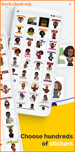 Afromoji: Black Emoji Stickers screenshot