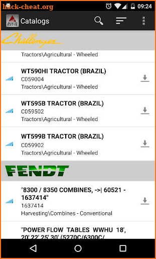 AGCO Parts Books To Go screenshot