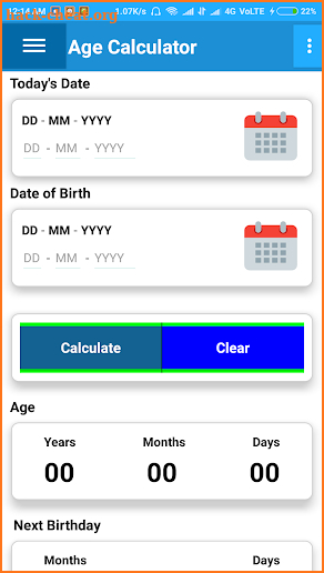 Age Calculator screenshot