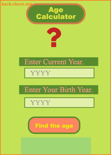 Age Calculator by Ian Verzosa screenshot