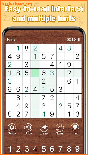 Aged Sudoku screenshot