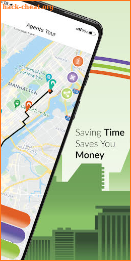 Agents Tour · Real Estate GPS Route Planner Tool screenshot