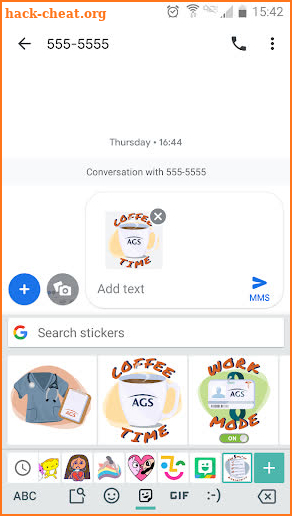 AGS Stickers screenshot