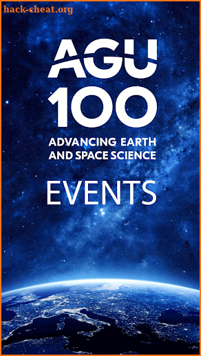 AGU Events screenshot