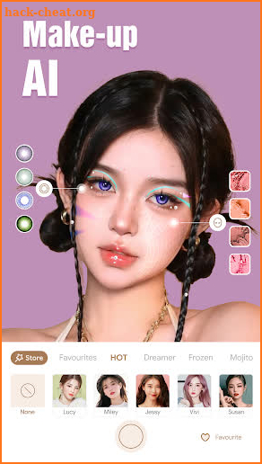 AI Camera Editor Makeup Effect screenshot