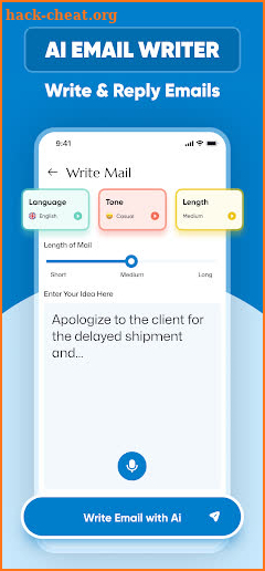 Ai Email Writer & Generator screenshot