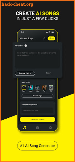 AI Song Generator - Jukebox screenshot
