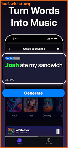 AI Song Generator : Vibe screenshot