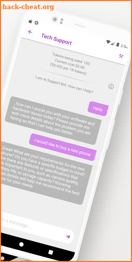 Ai Support Bot screenshot