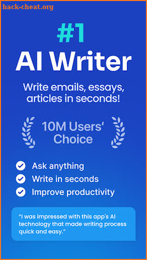 AI Writer: Email Essay Writing screenshot