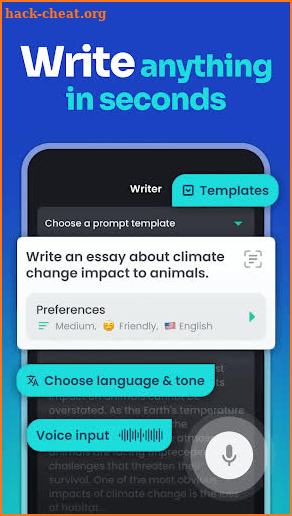 AI Writer: Email Essay Writing screenshot