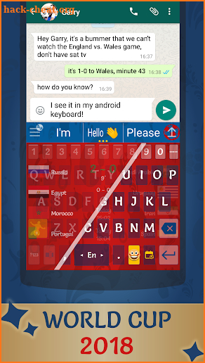 ai.keyboard theme for World Cup🏆 2018 ⚽Live Theme screenshot