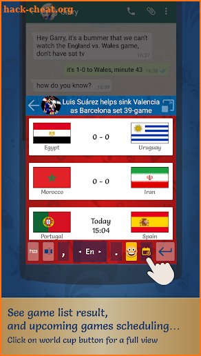 ai.keyboard theme for World Cup🏆 2018 ⚽Live Theme screenshot