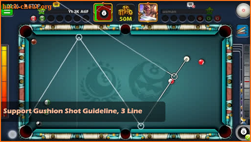 Aim Assist for 8 Ball Pool screenshot