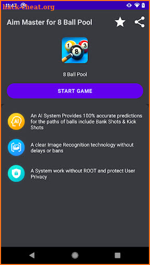 Aim Master for 8 Ball Pool screenshot