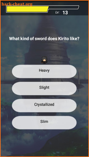 Aincrad Quiz 1 screenshot