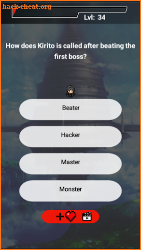 Aincrad Quiz screenshot