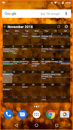 Aion Calendar Widget screenshot