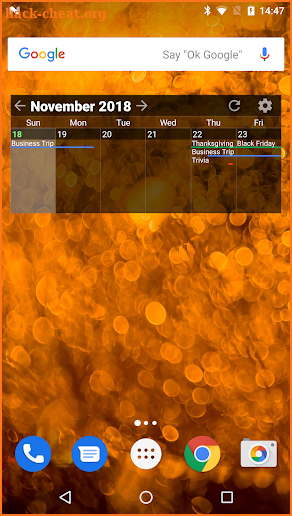 Aion Calendar Widget screenshot