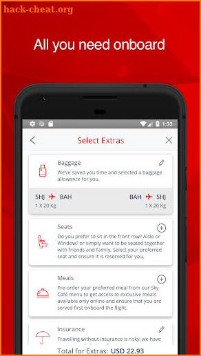 Air Arabia (official app) screenshot