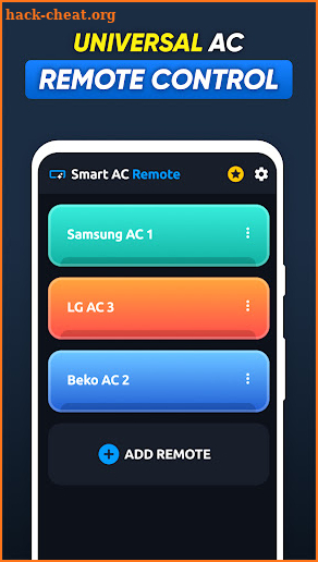 Air Conditioner Remote Control screenshot