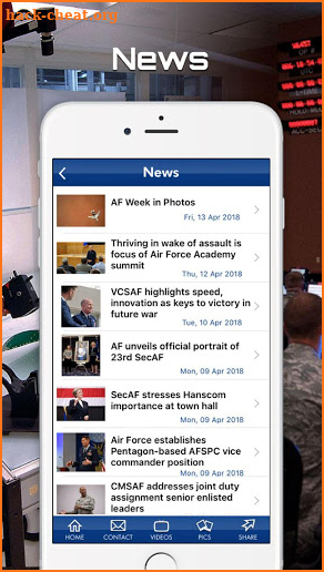 Air Force Civilian Service screenshot